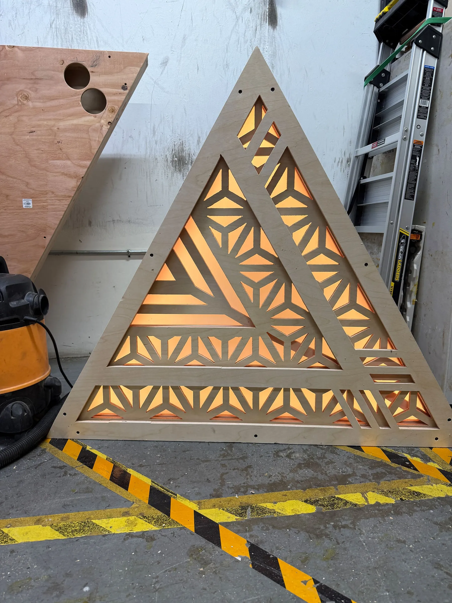 Pyramid installation